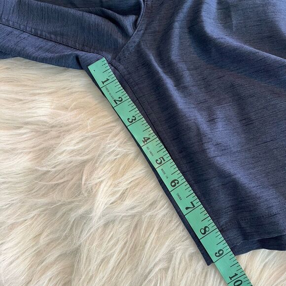 Hurley X Nike Dri-Fit Men’s 36 Blue Flat Front‎ Chino Shorts Casual Lightweight - Picture 10 of 11